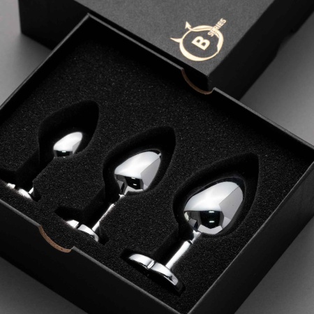 Jewellery - Silver Heart PLUG - SET - 9