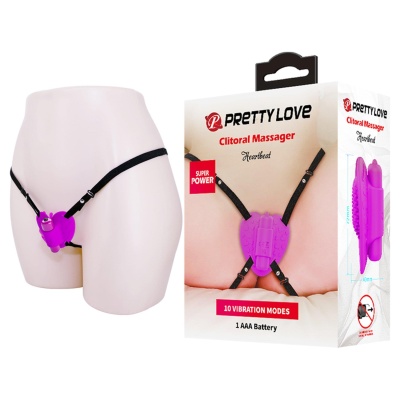 Stymulator łechtaczki Heartbeat - 10 trybów wibracji, 7,2 cm - 1