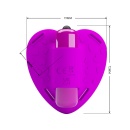 Stymulator łechtaczki Heartbeat - 10 trybów wibracji, 7,2 cm - 8
