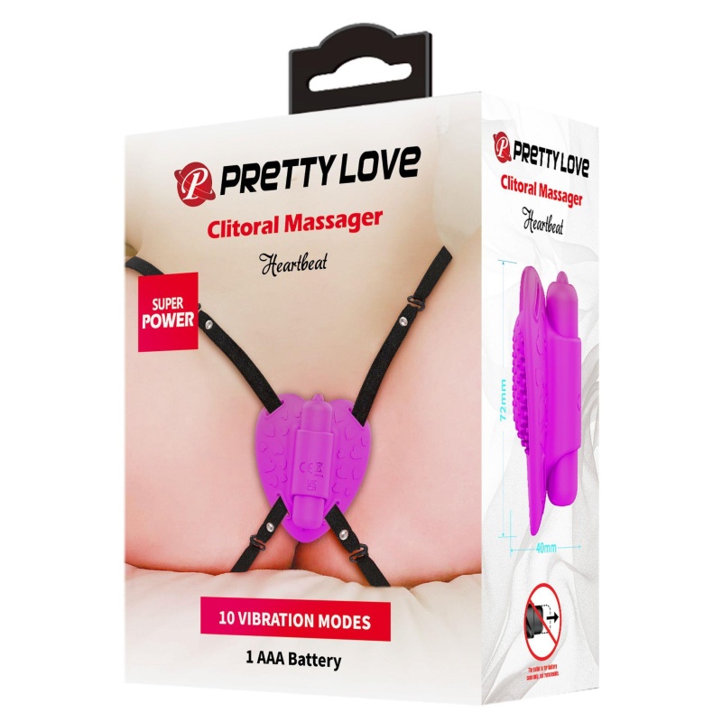 Stymulator łechtaczki Heartbeat - 10 trybów wibracji, 7,2 cm - 9