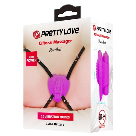 Stymulator łechtaczki Heartbeat - 10 trybów wibracji, 7,2 cm - 9
