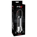 Automatyczna pompa penisowa PEE Blowjob Power Pump z 2 trybami ssania, przezroczystym cylindrem ze skalą pomiarową i silikonowym - 1