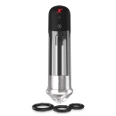 Automatyczna pompa penisowa PEE Blowjob Power Pump z 2 trybami ssania, przezroczystym cylindrem ze skalą pomiarową i silikonowym - 4