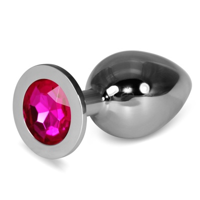 Korek analny Large Silver Plug 10.2 cm srebrny - 1