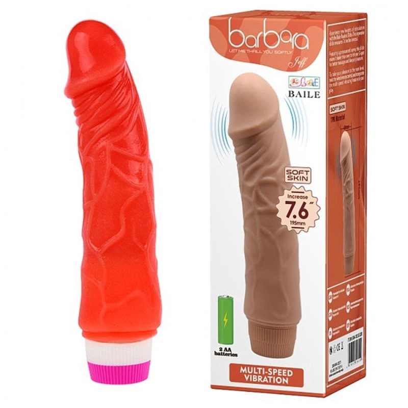 Barbara Classic Jelly Vibe Red 20 cm. - 1