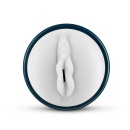 Masturbator Vagina White - kanał TPE z wypustkami, długość całkowita 17 cm, średnica 6 cm - 3