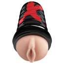 Masturbator próżniowy Air-Tight Stroker — hermetyczna komora z regulacją ssania, wyjmowany wkład TPR, 18,6 cm, kolor skóry - 2