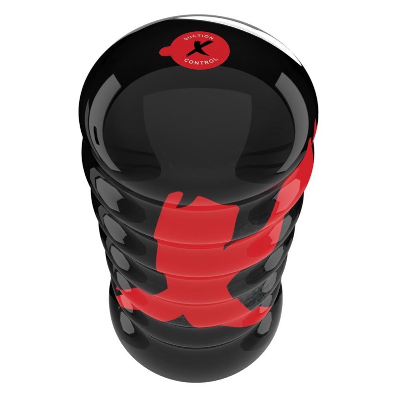Masturbator próżniowy Air-Tight Stroker — hermetyczna komora z regulacją ssania, wyjmowany wkład TPR, 18,6 cm, kolor skóry - 5