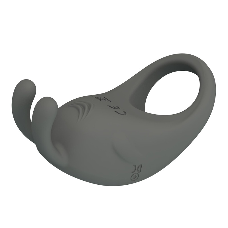 Pierścień erekcyjny Master Ring - 7 programów, stymulator łechtaczki, silikon, średnica ok. 5 cm - 5