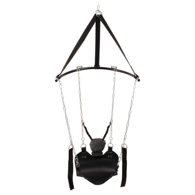 Huśtawka miłosna Sex Swing z mocowaniem sufitowym, regulacją wysokości i siedziskiem 75x49 cm - 1