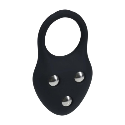 Silicone Training Cockring - L - Black - 1