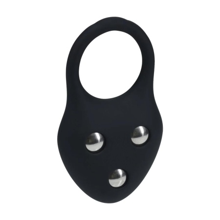 Silicone Training Cockring - L - Black - 1