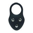 Silicone Training Cockring - L - Black - 4