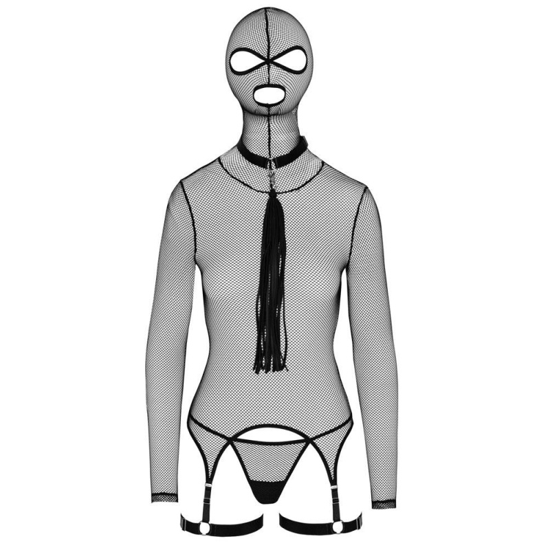 The extravagant black net set L - 9