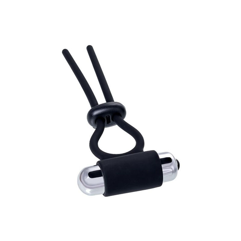 Lasso zaciskowe Jat - silikonowy element uciskowy z regulowaną kompresją i odłączanym wibratorem, 14 cm - 3