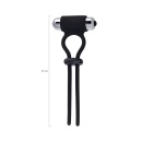 Lasso zaciskowe Jat - silikonowy element uciskowy z regulowaną kompresją i odłączanym wibratorem, 14 cm - 7