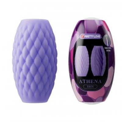Masturbator Athena EROS - wodoodporny, kompaktowy, z podwójnym wejściem - 1
