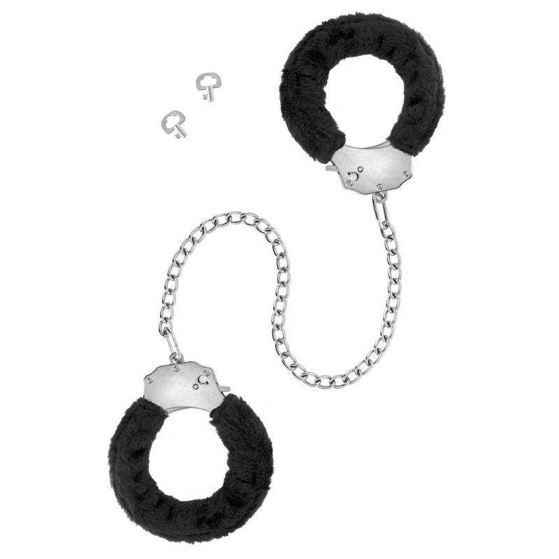 Menottes pour chevilles en fourrure - 1