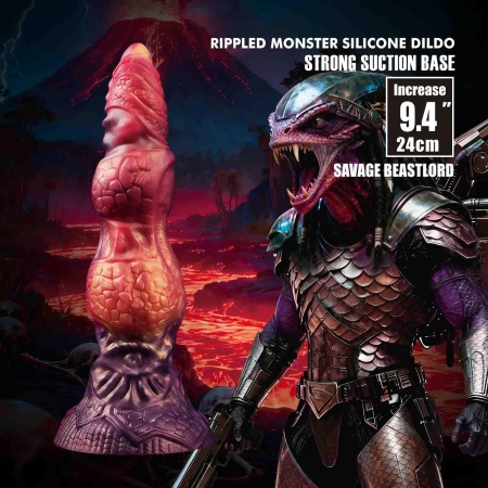 Dildo Power Monsters Savage Beastlord 24 cm z przyssawką - 2