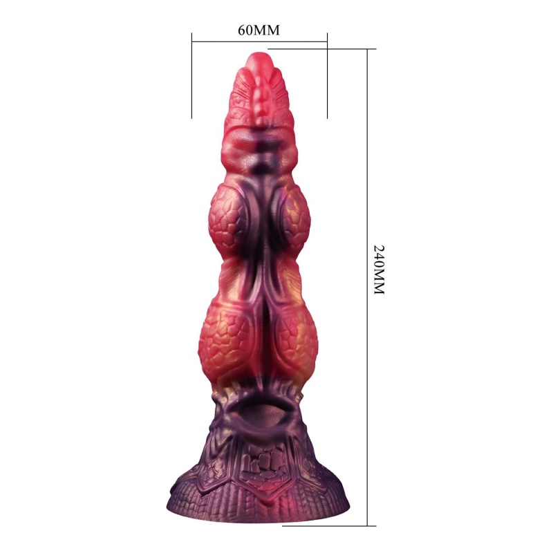 Dildo Power Monsters Savage Beastlord 24 cm z przyssawką - 7