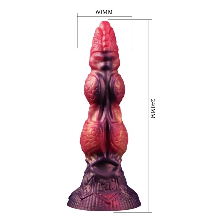 Dildo Power Monsters Savage Beastlord 24 cm z przyssawką - 7