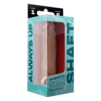 SHAFT SHEATH MODEL F SIZE 1 7.8 ,INCH LIQUID SILICONE SLEEVE PINE - 1