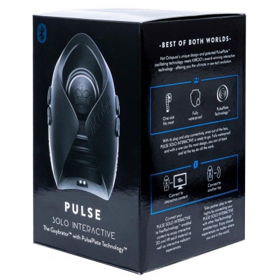 Interaktywny masturbator męski Pulse Solo Interactive z technologią Pulse Plate, 5 trybów, 8 + 1 prędkości, 10,6 × 6,7 × 7,3 cm - 1