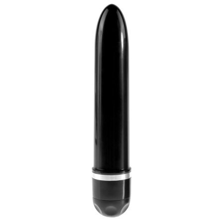 Wibrator King Cock 7" Vibrating Stiffy Light – realistyczna faktura, wyjmowany wibrobullet, wielostopniowa wibracja, 22 cm - 3