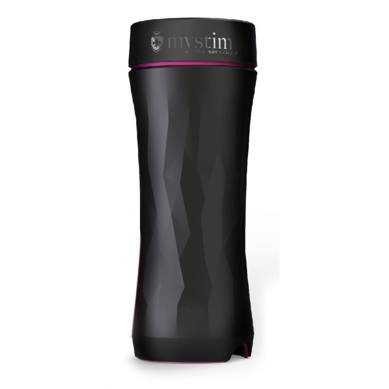 Mystim Opus E Anus – masturbator elektrostymulacyjny z kablem adaptera, kanał 1,0–2,8 cm, długość 21,5 cm - 3