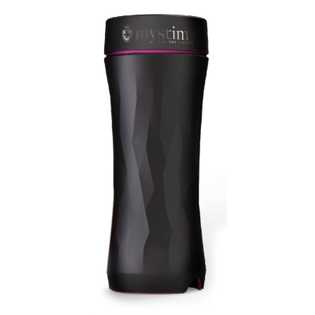 Mystim Opus E Anus – masturbator elektrostymulacyjny z kablem adaptera, kanał 1,0–2,8 cm, długość 21,5 cm - 3