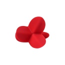 Korek analny rozszerzający Flower Red Expander Plug - trzypłatkowa konstrukcja - 4