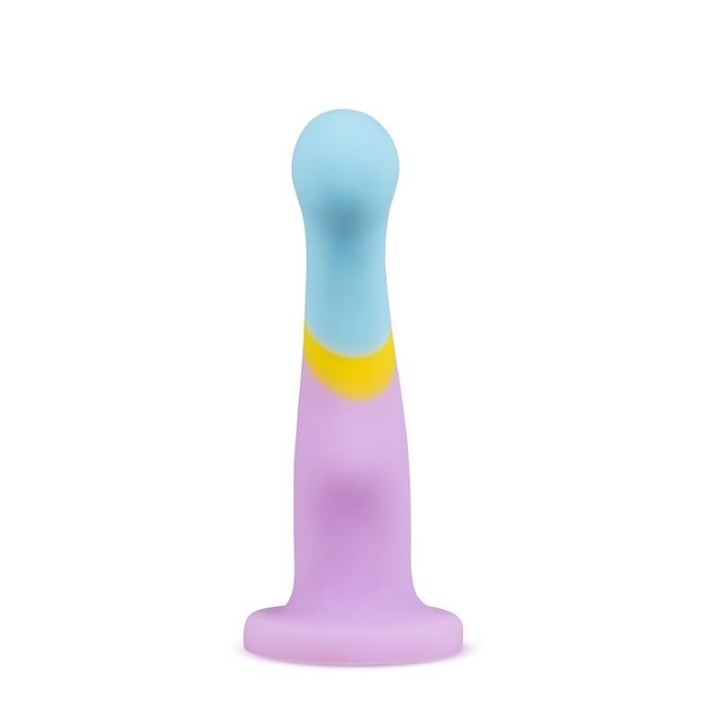 Dildo Blush Novelties AVANT D14 Heart of Gold - ręcznie formowany silikon platynowy, zakrzywiony trzon do stymulacji punktu G i - 4
