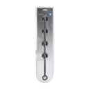 Round Silicone Anal Balls - L - 40mm - Black - 2