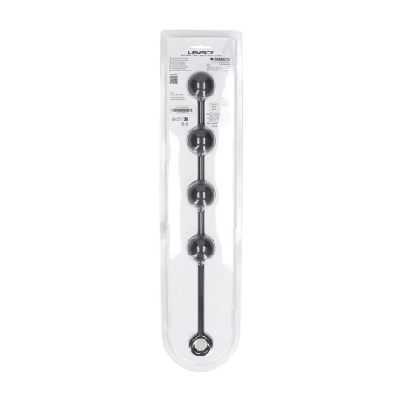 Round Silicone Anal Balls - L - 40mm - Black - 3