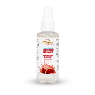 Wodny lubrykant i olejek do masażu 2w1 Aroma Series o zapachu arbuza 50ml - 1