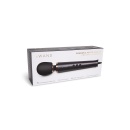 Masażer wandowy Powerful Petite Plug-In Black - przewodowy, silikonowa głowica, kabel 243 cm - 1
