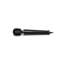 Masażer wandowy Powerful Petite Plug-In Black - przewodowy, silikonowa głowica, kabel 243 cm - 5
