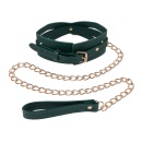 Cutout Collar And Leash - 1