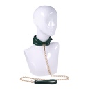 Cutout Collar And Leash - 3