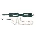 Cutout Collar And Leash - 4