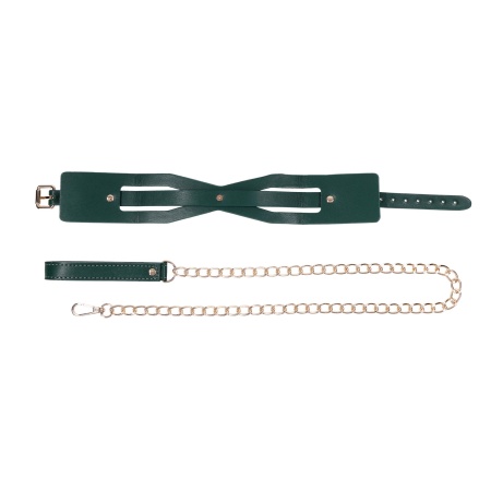 Cutout Collar And Leash - 5