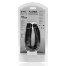 U Shaped Double Dildo 12,7 cm - Black - 3
