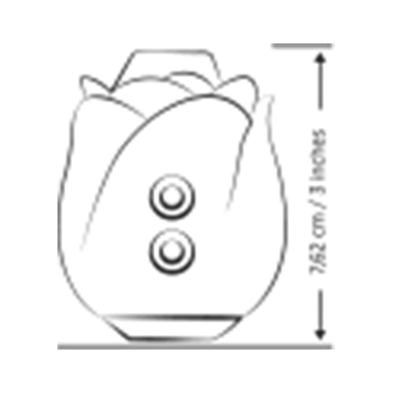 Stymulator łechtaczki Rose z technologią Pleasure Air – 8,5 cm - 8