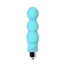 Wibrator analny Bland Mint Anal Vibro Plug - zakrzywiona główka, elastyczny silikon, kompaktowa konstrukcja - 2