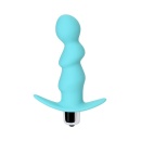Wibrator analny Bland Mint Anal Vibro Plug - zakrzywiona główka, elastyczny silikon, kompaktowa konstrukcja - 3