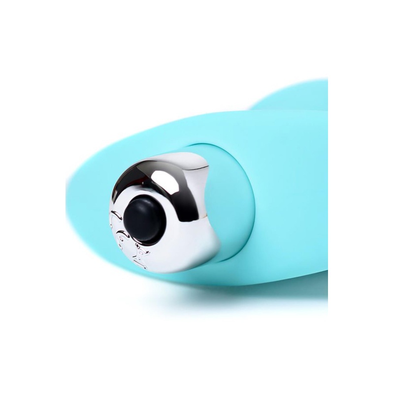 Wibrator analny Bland Mint Anal Vibro Plug - zakrzywiona główka, elastyczny silikon, kompaktowa konstrukcja - 6