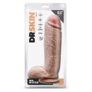 Dildo realistyczne Mr. Mister z jądrami i przyssawką, 27,9 cm - 1