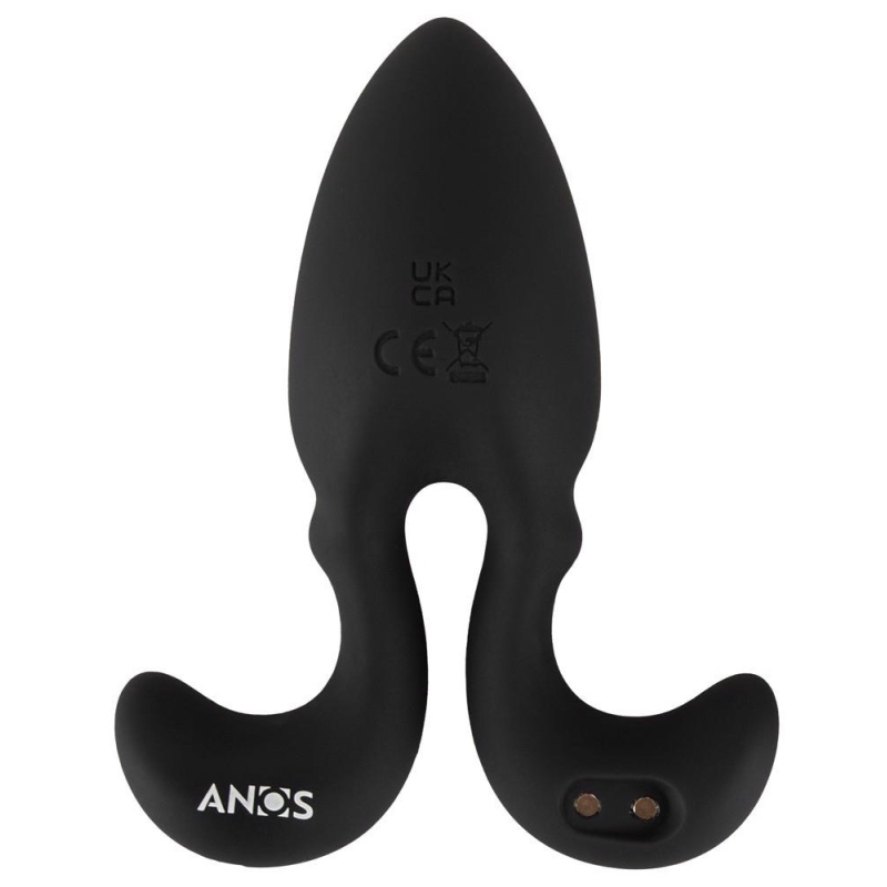 Wibrujący korek analny RC Vibrating Plug Flex.Ar - elastyczne ramiona kotwicy, 10 trybów wibracji, długość całkowita 10,2 cm - 5