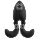 Wibrujący korek analny RC Vibrating Plug Flex.Ar - elastyczne ramiona kotwicy, 10 trybów wibracji, długość całkowita 10,2 cm - 8