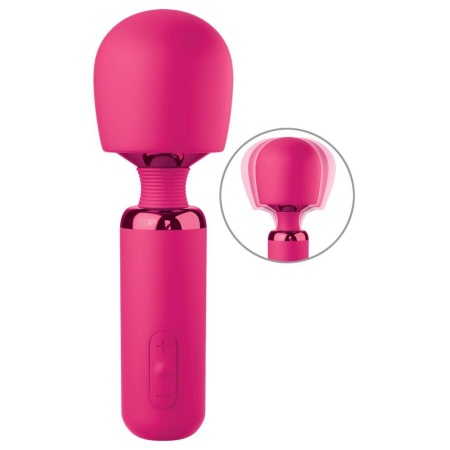 Wibrator-masażer Exona Body Wand, elastyczna głowica silikonowa, 18,3 cm - 2